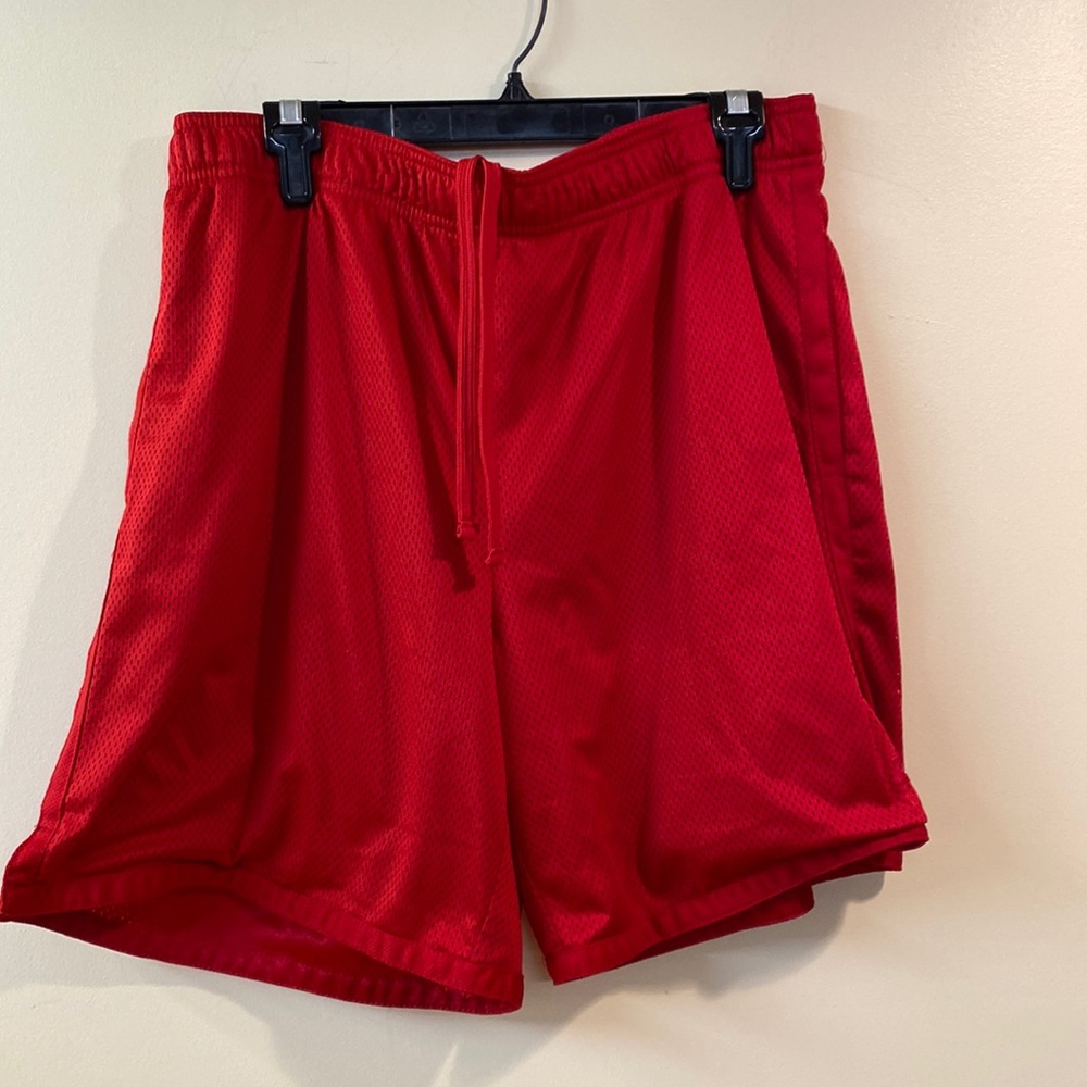 Star men drawstrings shorts gym Large